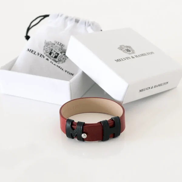 Melvin & Hamilton Lederwaren·Armbandjes | Armbanden^Archie 1 Rood