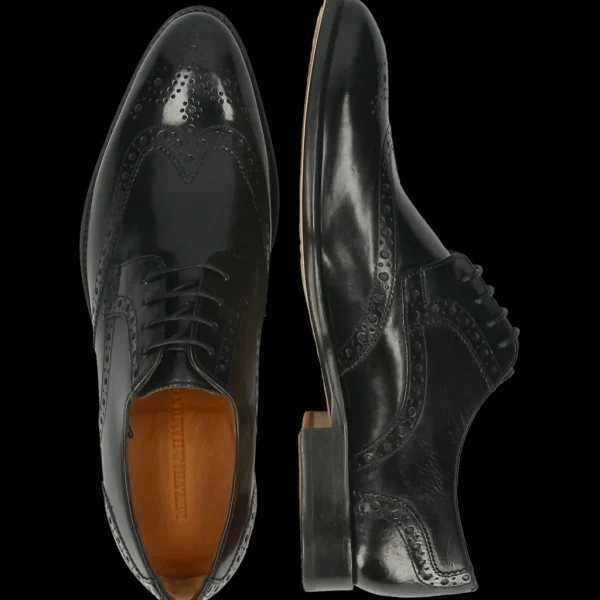 Melvin & Hamilton Derbies^Bobby 5 Zwart