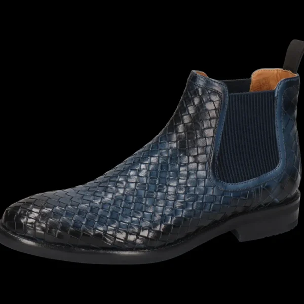 Melvin & Hamilton Enkellaarzen^Brad 6 Blauw