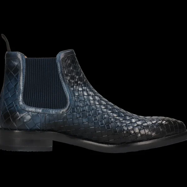 Melvin & Hamilton Enkellaarzen^Brad 6 Blauw