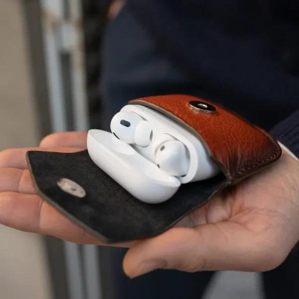 Melvin & Hamilton Lederwaren·Airpods Case | Airpod Case^Buddy Oranje