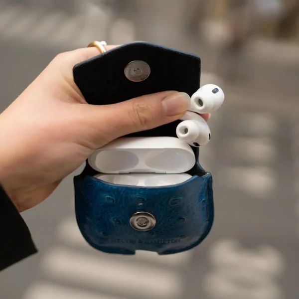 Melvin & Hamilton Lederwaren·Airpods Case | Airpod Case^Buddy Blauw