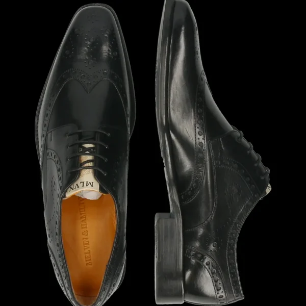 Melvin & Hamilton Derbies^Dylan 2 Zwart