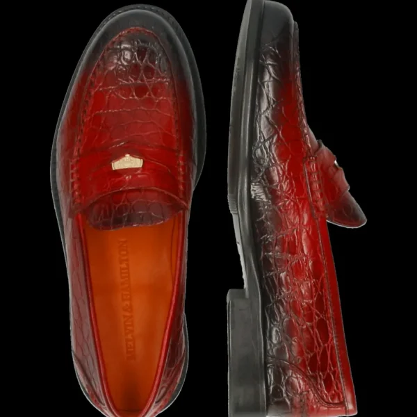 Melvin & Hamilton Loafers^Gianna 3 Rood