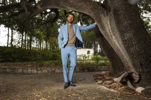Melvin & Hamilton Oxfords^Lewis 61 Blauw