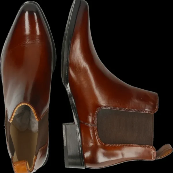 Melvin & Hamilton Enkellaarzen^Marlin 4 Bruin