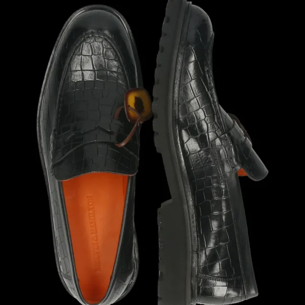 Melvin & Hamilton Loafers^Pierce 9 Zwart