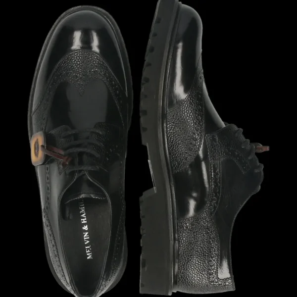 Melvin & Hamilton Derbies^Pierce 30 Zwart