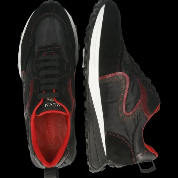Melvin & Hamilton Sneakers^Richmond 8 Zwart