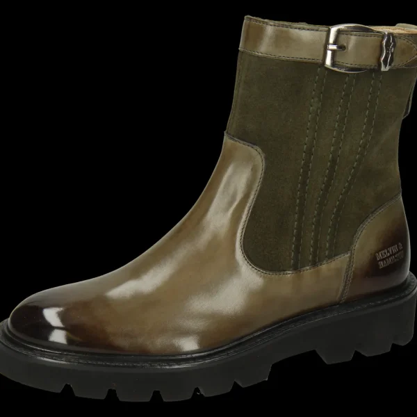 Melvin & Hamilton Enkellaarzen^Sally 85 Khaki