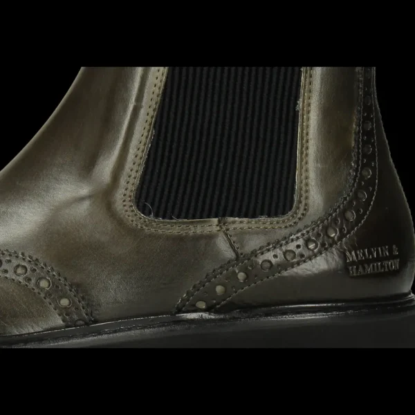 Melvin & Hamilton Enkellaarzen^Sally 112 Khaki