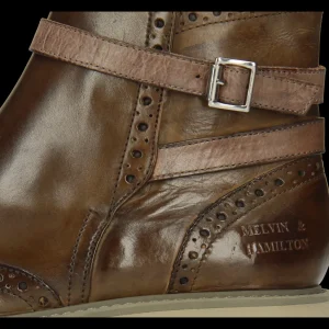 Melvin & Hamilton Enkellaarzen^Selina 25 Taupe
