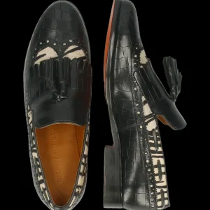 Melvin & Hamilton Loafers^Selina 3 Zwart