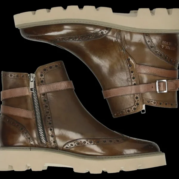 Melvin & Hamilton Enkellaarzen^Selina 25 Taupe